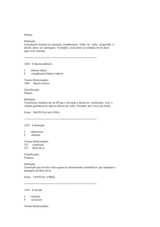 Dicionario de linguistica