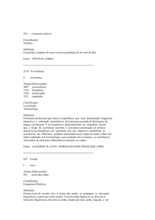 Dicionario de linguistica