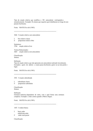 Dicionario de linguistica