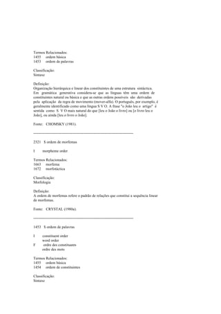 Dicionario de linguistica