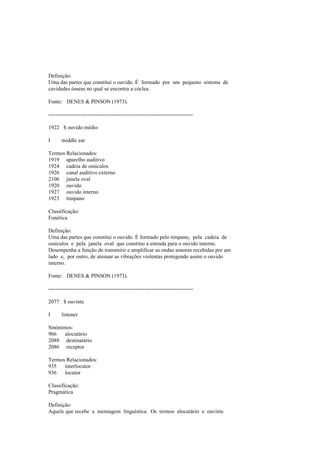 Dicionario de linguistica