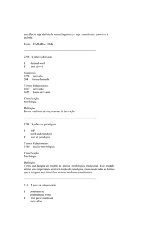 Dicionario de linguistica