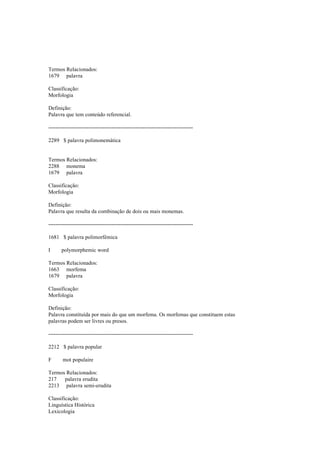 Dicionario de linguistica