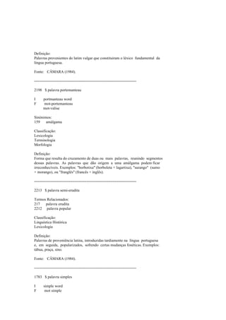 Dicionario de linguistica