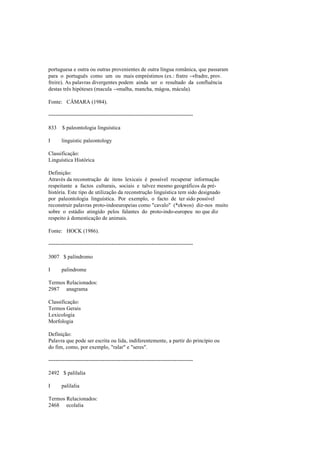 Dicionario de linguistica