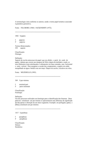 Dicionario de linguistica