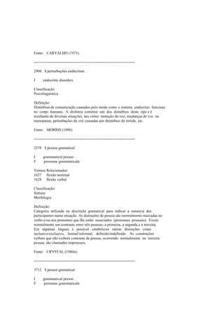 Dicionario de linguistica