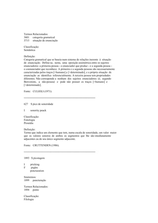 Dicionario de linguistica