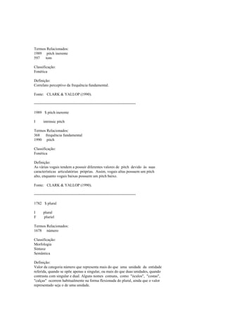 Dicionario de linguistica