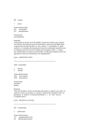 Dicionario de linguistica