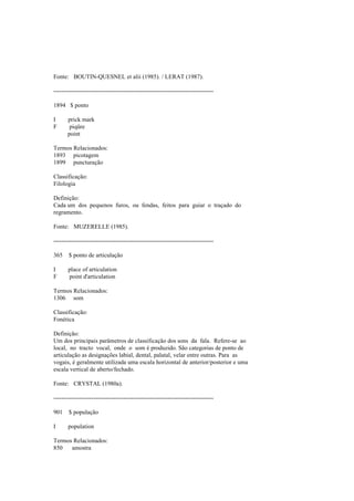 Dicionario de linguistica