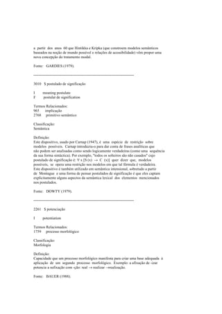 Dicionario de linguistica