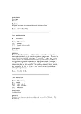 Dicionario de linguistica