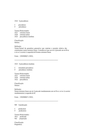 Dicionario de linguistica