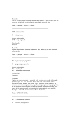 Dicionario de linguistica