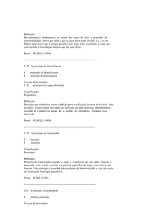 Dicionario de linguistica