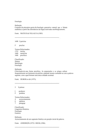 Dicionario de linguistica