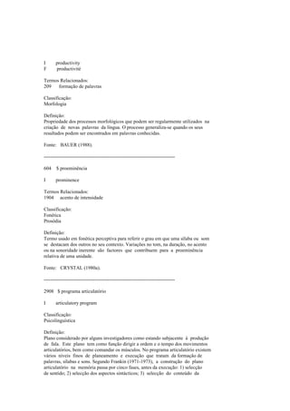 Dicionario de linguistica