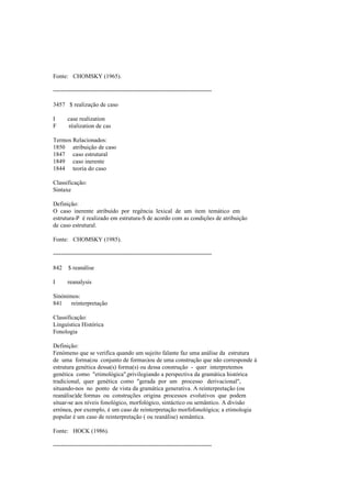 Dicionario de linguistica