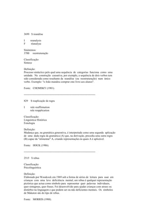 Dicionario de linguistica