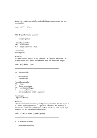 Dicionario de linguistica