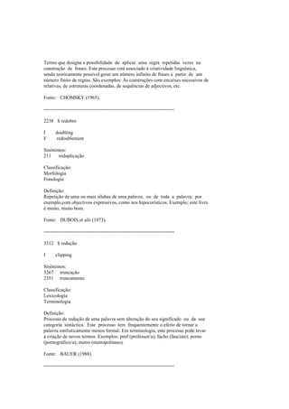 Dicionario de linguistica