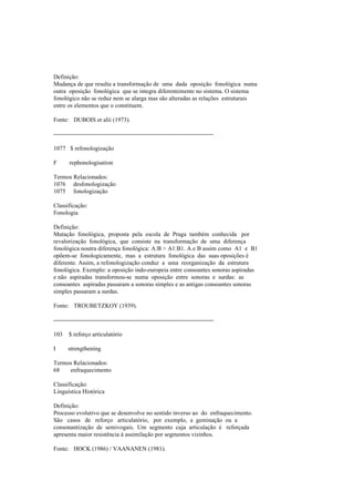 Dicionario de linguistica