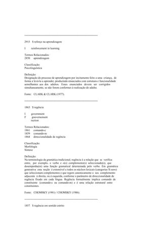 Dicionario de linguistica