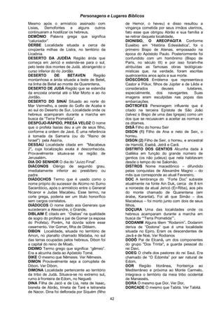 Rodanim Dicionário de personagens e lugares biblicos | PDF