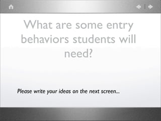 Dick & Carey Instructional Design Model
