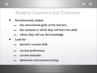 Dick & Carey Instructional Design Model