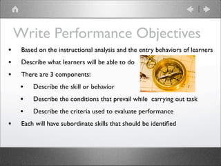Dick & Carey Instructional Design Model