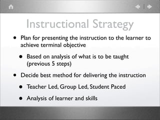 Dick & Carey Instructional Design Model
