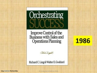 Ling Coldrick Partnership © D.Ling and A.Coldrick 2010
1986
 