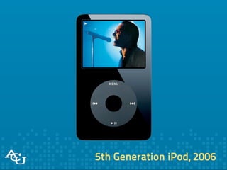 5th Generation iPod, 2006
 