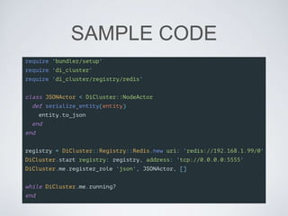 SAMPLE CODE
 
