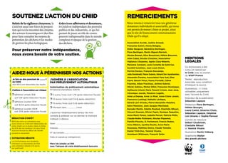 Soutenez l’action du Cniid                                                                                                                       REMERCIEMENTS
    Relais de la vigilance citoyenne, le                        Grâce à ses adhérents et donateurs,                                                  Nous tenons à remercier tous nos généreux
    Cniid est aussi une force de proposi-                       le Cniid est indépendant des pouvoirs                                                donateurs individuels et associatifs, qui nous
    tion qui va à la rencontre des citoyens,                    publics et des industriels, ce qui lui                                               ont permis de mener à bien ce projet, ainsi
    des acteurs économiques et des élus                         permet de jouer un rôle de contre-                                                   que le site de financement communautaire
    pour faire connaître les moyens de                          pouvoir indispensable dans le monde                                                  Ulule qui l’a relayé.
    prévention des déchets et les modes                         complexe et opaque de la gestion
    de gestion les plus écologiques.                            des déchets.                                                                         Association Accide, Justine Arnaud,
                                                                                                                                                     Françoise Autret, Alexia Balagny,

    Pour préserver notre indépendance,                                                                                                               Didier Bergeret, Bénédicte Berlingen,
                                                                                                                                                     Flore Berlingen, Martin Biguet-Mermet,
    nous avons besoin de votre soutien.                                                                                                              Nicolas Bonnet, Alice Boussicaut, Hélène Braconot,
                                                                                                                                                     Alain Cabal, Nicolas Chouleur, Association              MENTIONS
                                                                                                                                                     Vigilance Citoyenne, Agnès Clary-Wawrin,                LEGALES
                                                                                                                                                     Marianne Constant, Louis Cornette de Saint-Cyr,
                                                                                                                                                     Société Culottées, Jean-Louis Delon,                    Ce dictionnaire a été
                                                                                                                                                                                                             conçu et réalisé par
                                                                                                                                                     Perrine Dereux, François Descamps,
    Aidez-nous à pérenniser nos actions                                                                                                              Julia Dombradi, Pierre Dubois, Gérard Der Aprahamian,
                                                                                                                                                                                                             le Cniid, avec le soutien
                                                                                                                                                                                                             du WWF-France.
                                                                                                                                                     Alexandre Faraino, Association Fare Sud, Elise
    Je fais un don ponctuel de ......... e      J’adhère à l’association                                                                             Faure, Benoit Feryn, Fanny Fornalik, Céline
                                                                                                                                                                                                             Textes : reproduction
    au Cniid                                    par prélèvement automatique                                                                                                                                  autorisée, sous condition
    dont 66 % sont déductibles des impôts                                                                                                            Fournier, Alban Frachisse, Jérôme Gabriel,
                                                                                                                                                                                                             d’indiquer la source.
                                                Autorisation de prélèvement automatique                                                              Olivier Galinou, Michel Gillet, Françoise Hovelaque,
                                                N°national d’émetteur 435715
                                                                                                                                                                                                             Illustrations : © Cniid,
    J’adhère à l’association par chèque                                                                                                              Guillaume Ichard, Marie Pesenti Irrman, Jean Jacq,
                                                                                                                                                                                                             utilisables uniquement
                                                                                                                                                     Véronique Jourde, Maxence Lagalle,
    r	adhésion simple 36 e                      r 5 euros / mois (soit 1,7 e après réduction fiscale)                                                                                                        avec l’accord du Cniid.
                                                                                                                                                     Anna Le Dressay, Anne Le Moel, Anne-Claire Lenain,
    	 soit 12 e après réduction fiscale                                                                                                                                                                      Directeur de la publication
                                                r 10 euros / mois (soit 3,4 e après réduction)                                                       Francesco Lestingi, Nathalie Lévêque,
✁




    r	adhésion soutien 50 e                                                                                                                                                                                  Sébastien Lapeyre
                                                r 15 euros / mois (soit 5,1 e après réduction)                                                       Gérard Lévi Alvarès, Pierre-Alexandre Maizière,
    	 soit 16,5 e après réduction fiscale                                                                                                                                                                    Rédaction Flore Berlingen,
                                                                                                                                                     Salvo Manzone, Jean-Jacques Marchand,
                                                r Montant libre : …………… / mois                                                                                                                               Hélène Bourges,
    r	adhésion soutien 100 e                                                                                                                         Barnabé Martin, Odette Mouhad, Charlotte NKouri,
    	 soit 33 e après réduction fiscale
                                                                                                                                                                                                             Laura Caniot, Séverine Chaix,
                                                J’autorise l’établissement teneur de mon                                                             Vincent Ozanam, Olivier Papin, Monique Paquelier,
                                                                                                                                                                                                             Sébastien Lapeyre, Delphine
                                                compte à prélever sur ce dernier le montant                                                          Anne-Marie Penon, Isabelle Pernet, Patricia Philis,     Lévi Alvarès et Sophie Perroud
    Réduction d’impôt                           indiqué ci-dessus.                                                                                   Claude-Noële Pickmann, Nicolas Piquemal,
                                                                                                                                                                                                             Comité de relecture
    66 % des dons ou cotisations que                                                                                                                 Famille Plauchu, D. Portemont, Francis Redon,
    vous versez au Cniid sont déductibles de    Nom : ............................................................................................                                                           Gilbert Chudzinski,
                                                                                                                                                     Anne Ribiere, Cynthia Roulin, Anne-Marie                Charlotte NKouri
    votre impôt sur le revenu (dans la limite
    de 20 % de vos revenus). Un reçu fiscal     Prénom :.......................................................................................      Rousseau, Matthieu Sinico, Claude Tomaïer,              et Yannick Vicaire
    vous est envoyé au début de l’année                                                                                                              Daniel Trinh-Duc, Yannick Vicaire,
    suivant le versement.                       N° de compte :..........................................................................
                                                              .                                                                                                                                              Illustration Martin Vidberg
                                                                                                                                                     Annelaure Wittmann, François Zeller
                                                                                                                                                                                                             Graphisme Atelier
                                                Date et signature (obligatoire) :
    Cotisation réduite                                                                                                                                                                                       des grands pêchers
    Le Cniid propose aux étudiants,
    chômeurs ou allocataires du RSA             Merci de joindre un RIB
    une cotisation réduite à 12 euros,          avec l’adresse de votre établissement bancaire
    sur justificatif.
 