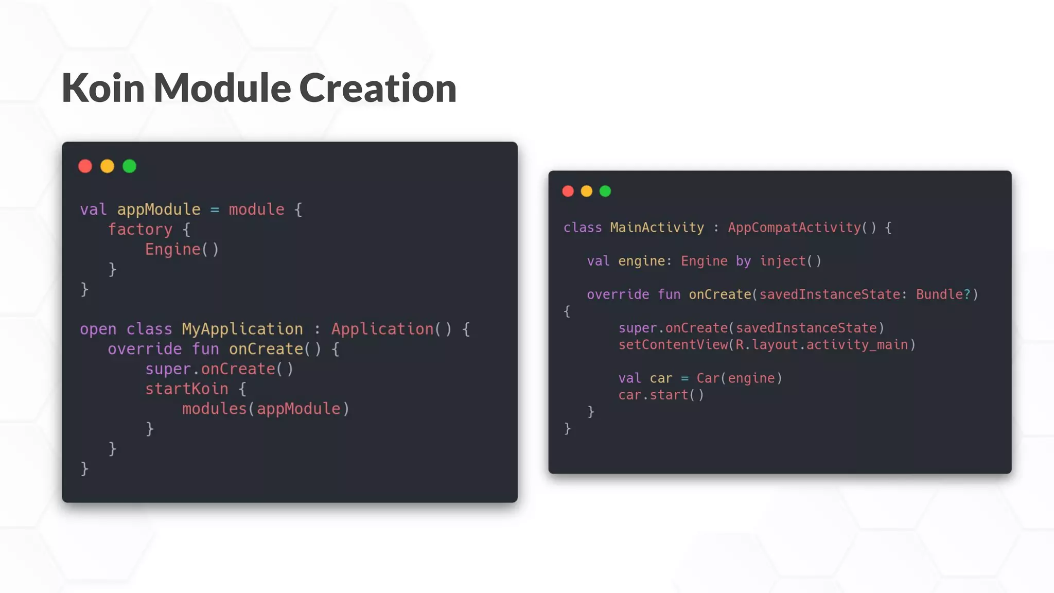 Koin Module Creation
 