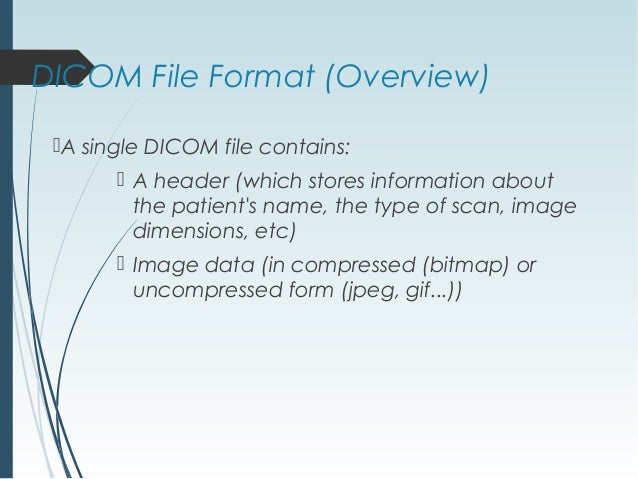 imagetype dicom