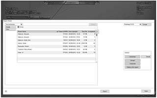 DICOM surgery workstation - wireframe