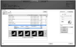 DICOM surgery workstation - wireframe
