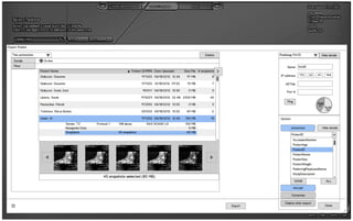 DICOM surgery workstation - wireframe