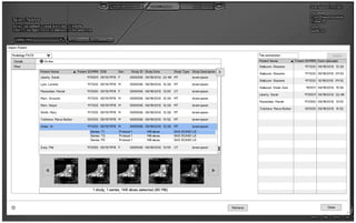 DICOM surgery workstation - wireframe