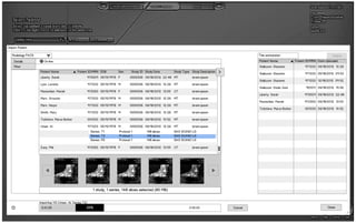 DICOM surgery workstation - wireframe