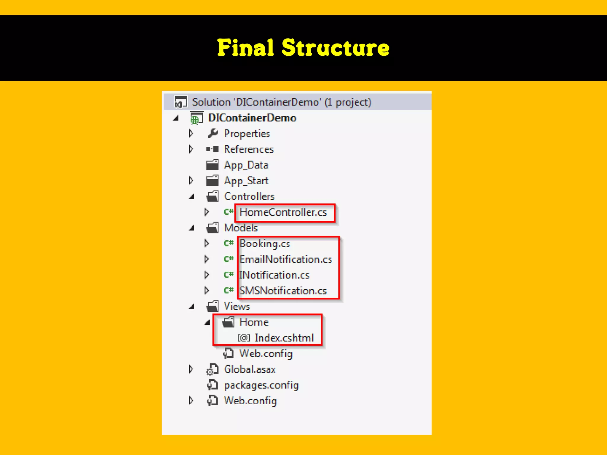 Final Structure

 
