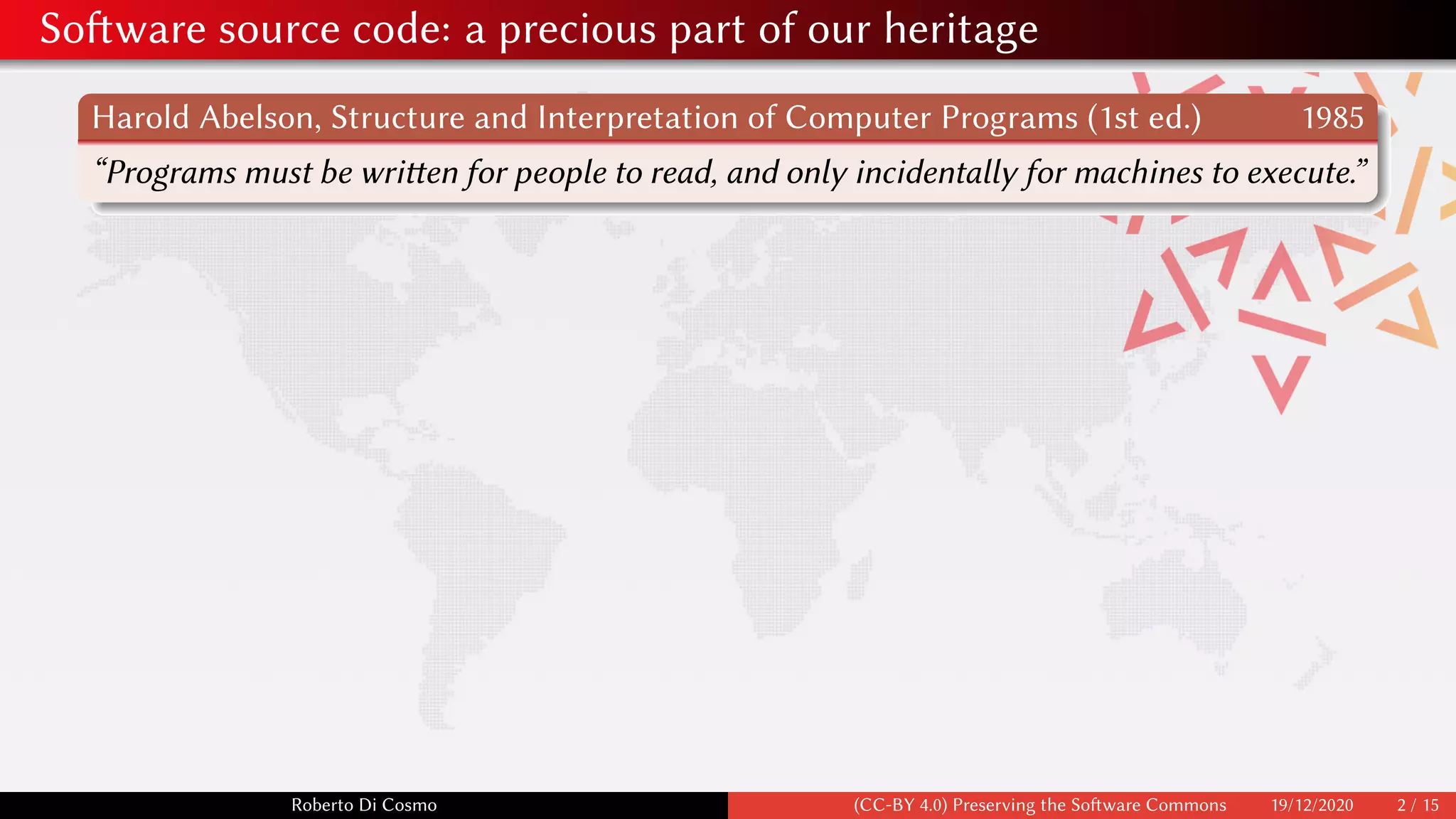 R. Di Cosmo - Software Heritage