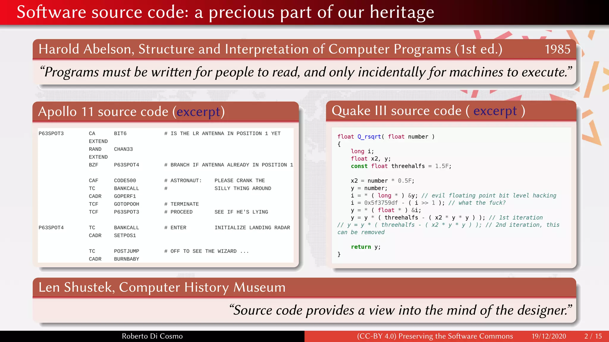 R. Di Cosmo - Software Heritage