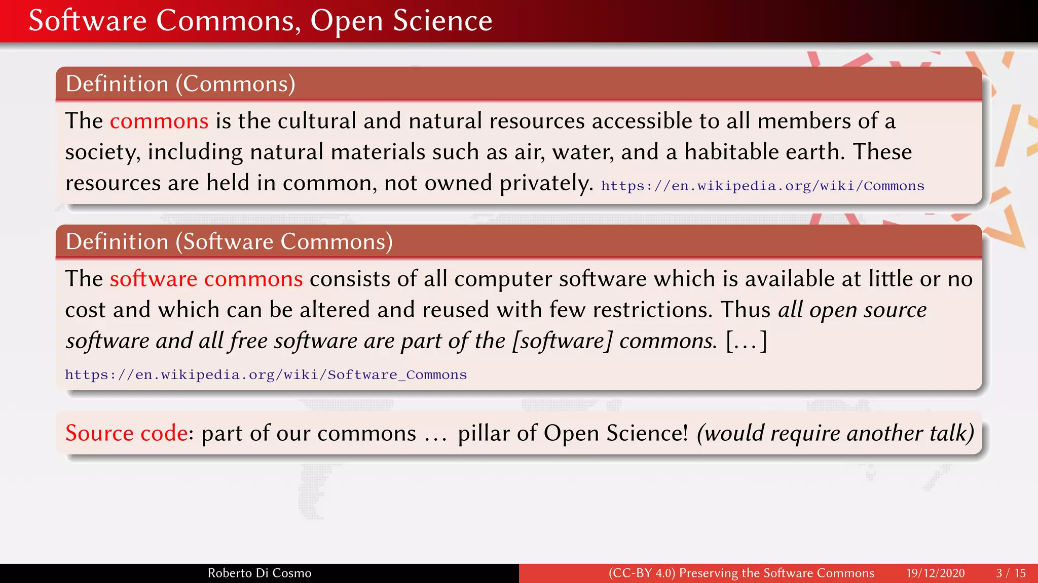 R. Di Cosmo - Software Heritage