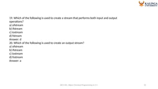 OBJECT ORIENTED PROGRAMMING IN C++ BASIC AND FUNDAMENTAL CONCEPT OF ...