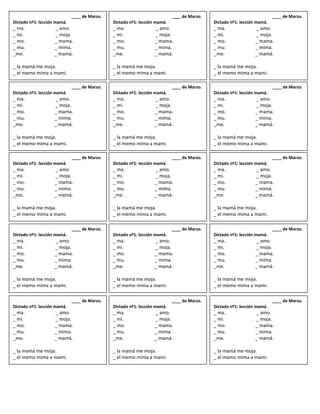 ____ de Marzo.
Dictado nº1: lección mamá.
_ ma. _ amo.
_ mi. _ moja.
_ mo. _ mama.
_ mu. _ mima.
_me. _ mamá.
_ la mamá me moja.
_ el memo mima a mami.
____ de Marzo.
Dictado nº1: lección mamá.
_ ma. _ amo.
_ mi. _ moja.
_ mo. _ mama.
_ mu. _ mima.
_me. _ mamá.
_ la mamá me moja.
_ el memo mima a mami.
____ de Marzo.
Dictado nº1: lección mamá.
_ ma. _ amo.
_ mi. _ moja.
_ mo. _ mama.
_ mu. _ mima.
_me. _ mamá.
_ la mamá me moja.
_ el memo mima a mami.
____ de Marzo.
Dictado nº1: lección mamá.
_ ma. _ amo.
_ mi. _ moja.
_ mo. _ mama.
_ mu. _ mima.
_me. _ mamá.
_ la mamá me moja.
_ el memo mima a mami.
____ de Marzo.
Dictado nº1: lección mamá.
_ ma. _ amo.
_ mi. _ moja.
_ mo. _ mama.
_ mu. _ mima.
_me. _ mamá.
_ la mamá me moja.
_ el memo mima a mami.
____ de Marzo.
Dictado nº1: lección mamá.
_ ma. _ amo.
_ mi. _ moja.
_ mo. _ mama.
_ mu. _ mima.
_me. _ mamá.
_ la mamá me moja.
_ el memo mima a mami.
____ de Marzo.
Dictado nº1: lección mamá.
_ ma. _ amo.
_ mi. _ moja.
_ mo. _ mama.
_ mu. _ mima.
_me. _ mamá.
_ la mamá me moja.
_ el memo mima a mami.
____ de Marzo.
Dictado nº1: lección mamá.
_ ma. _ amo.
_ mi. _ moja.
_ mo. _ mama.
_ mu. _ mima.
_me. _ mamá.
_ la mamá me moja.
_ el memo mima a mami.
____ de Marzo.
Dictado nº1: lección mamá.
_ ma. _ amo.
_ mi. _ moja.
_ mo. _ mama.
_ mu. _ mima.
_me. _ mamá.
_ la mamá me moja.
_ el memo mima a mami.
____ de Marzo.
Dictado nº1: lección mamá.
_ ma. _ amo.
_ mi. _ moja.
_ mo. _ mama.
_ mu. _ mima.
_me. _ mamá.
_ la mamá me moja.
_ el memo mima a mami.
____ de Marzo.
Dictado nº1: lección mamá.
_ ma. _ amo.
_ mi. _ moja.
_ mo. _ mama.
_ mu. _ mima.
_me. _ mamá.
_ la mamá me moja.
_ el memo mima a mami.
____ de Marzo.
Dictado nº1: lección mamá.
_ ma. _ amo.
_ mi. _ moja.
_ mo. _ mama.
_ mu. _ mima.
_me. _ mamá.
_ la mamá me moja.
_ el memo mima a mami.
____ de Marzo.
Dictado nº1: lección mamá.
_ ma. _ amo.
_ mi. _ moja.
_ mo. _ mama.
_ mu. _ mima.
_me. _ mamá.
_ la mamá me moja.
_ el memo mima a mami.
____ de Marzo.
Dictado nº1: lección mamá.
_ ma. _ amo.
_ mi. _ moja.
_ mo. _ mama.
_ mu. _ mima.
_me. _ mamá.
_ la mamá me moja.
_ el memo mima a mami.
____ de Marzo.
Dictado nº1: lección mamá.
_ ma. _ amo.
_ mi. _ moja.
_ mo. _ mama.
_ mu. _ mima.
_me. _ mamá.
_ la mamá me moja.
_ el memo mima a mami.
 